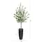 5ft. Eucalyptus Artificial Tree in Gray Planter
